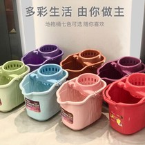 Thickened wide home mop Bucket Dehydrated Barrel Sloth Free to wash towed diviners Rectangular Hand Plastic Squeeze Buckets