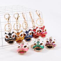 New Lion Key Kylin Diamond ChinaLin Bag Hanging Lion Dance Lion Lion Lion Lion Lion Dance