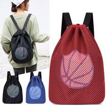 Basket Ball Bag Ball Bag Student Portable Elementary School Basketball Bag Children Released Bag Double Back Single Shoulder Training Sports Bag