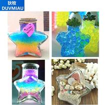 Creative wishes bottle of lucky star glass bottle DIY star sky bottle Rainbow bottle Rainbow bottle of candy bottle gift