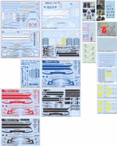 61567 1 87 Future Warrior teon Eagle SCANIA Road Scania Griffin truck tractor water sticker