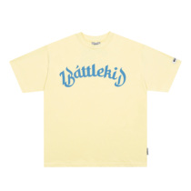 HYLDA American retro minimalist street short sleeve male and female lovers loose 100 lap pure cotton milk exhort new t-shirt