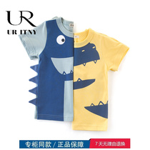 Brand discount store dedicated cabinet for childrens clothing summer childrens short sleeve T - shirt cotton clothes