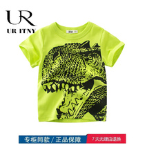 Brand discount store dedicated cabinet Clear childrens clothing Korean boy short - sleeved summer T - shirt