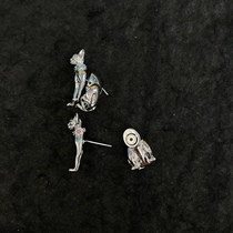 New 925 silver heavy industrial ear nails