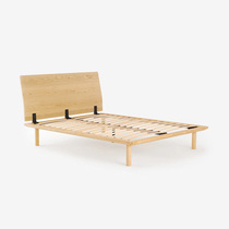 MUJI - unprinted finished bedframe natural wooden decoration wooden plate skeleton bed frame bed frame