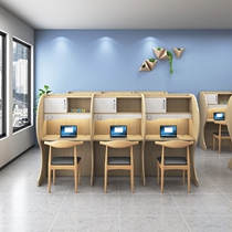Immersive Self-Study Table Studio Table Shared Library Library Reading Room Immersive Closed Separation Table