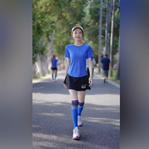 Video mode with socks air - breathable speed dry skirt female running fitness suit