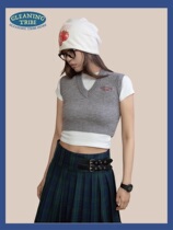 American retro tomato broccoli cold cap rolled edge Baotou cap thin section y2k pile pile hat Supplements tribe HOME