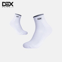 DEXGOLF Golf socks Mens cylinder Deodorant Suction sweat Black and White Color Spring Autumn Winter Mens Pure Cotton Sox Sport