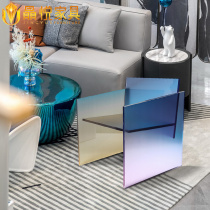 Hotel lobby sculpture acrylic simple personality back chair sales office reception negotiation model room leisure chair