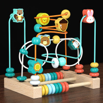 Baby boy around Pearl Everest 1 0 1 year old 2 building blocks 3 to 6 months old baby Early teaching Puzzle Toy Boy Girl 9