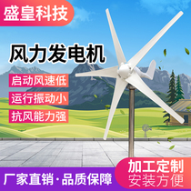100W200W300W400W500W small wind power generator home wind and solar complementary street lamp monitoring and lighting