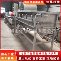 Commercial bubble cleaning machine fruit and vegetable processing line cleaning equipment