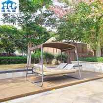 Swing outdoor garden villa outdoor swing chair balcony hanging chair hammock rocking chair aluminum alloy net red swing