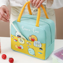 Meal delivery handbag lunch box bag student office worker cartoon lunch bag multi-functional insulation lunch bag waterproof and oil-proof