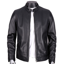Spring And Autumn New Genuine Leather Jacket Mens Head Laye