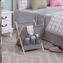 Bedroom night sleeping and putting clothes on bedside to put clothes on the bedside to small-use basket for the collection basket