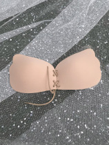 Bride Wedding dress show chest with summer thin female breast and breathable breathable gathering invisible sweat