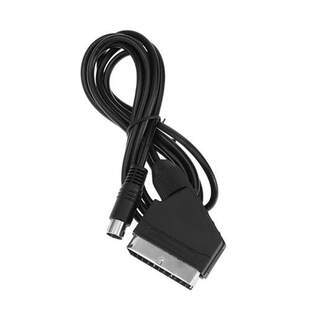 Черный 1,8 млн. RGB/RGBS Scart Adapter Adapter Cable для SEGA MD2 GAM