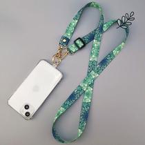 Mobile phone side back rope mobile phone lanyard long crossbody can shoulder mobile phone rope pendant hanging neck strap adjustable telescopic
