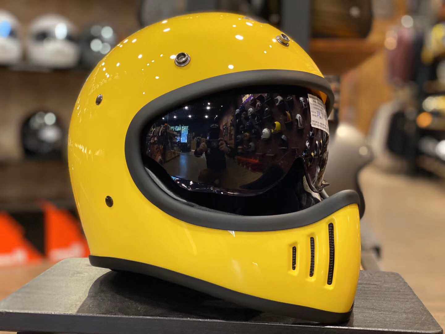 正品第九元素NINTH哈雷印第安复古头盔机车EX-ZERO全盔小盔体超轻