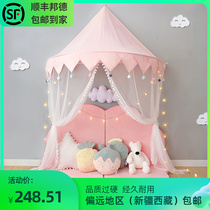 Xinjiang Tibet Ins Childrens tent Indoor Princess Room Gaming House Wall-mounted Headboard Decorated with Mantle Reading