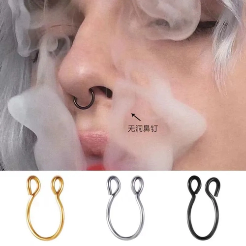 Носовой зажим ручной работы, высококлассный пирсинг в нос, брендовый аксессуар, новая коллекция