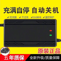 Automatic power-off two-wheel three-wheel electric car battery car charger 48V60V72V super fast charging car universal
