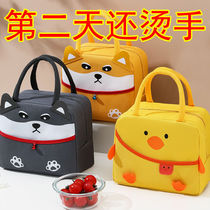 Lunch box bag bento handbag office workers with rice hand bag children primary school lunch bag aluminum foil insulation bag