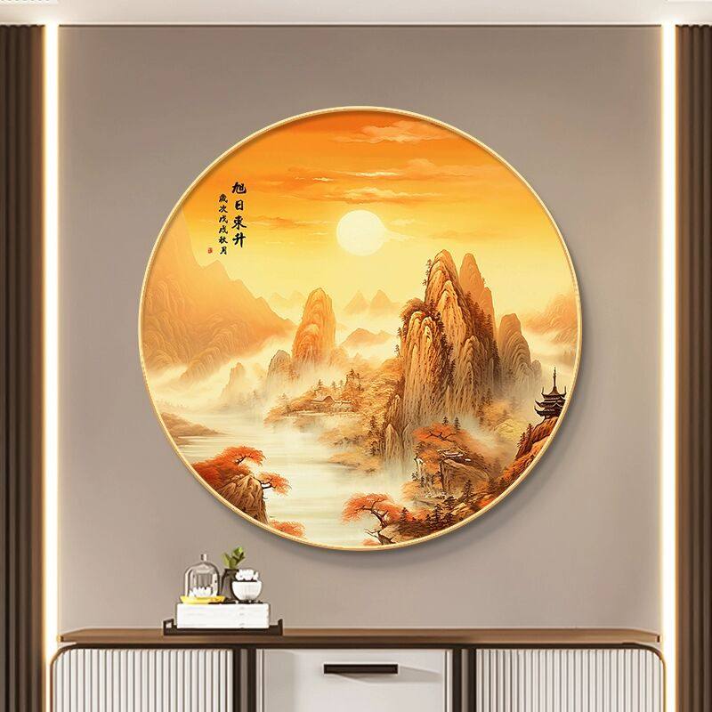 日照金山风景挂画50×50cm-日照金山风景挂画50×50cm促销价格、日照金山
