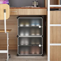 Dormitory small shoe shelf storage artifact rental room entrance College student dormitory table narrow shoe cabinet simple transparent shoe box