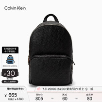 (New Years Eve gift) CK Jeans22 Autumn Winter Male Campus Wind full version embossed Large-capacity double shoulder bag HH2622