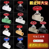 Guangdong Liansu ppr hot and cold water pipe 20 25 32 globe valve gate valve Double Live copper ball valve dark valve