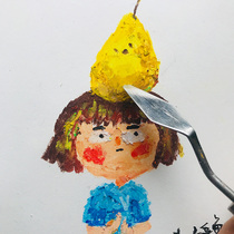  Potato fish)Oil painting stick detail characterization auxiliary tool)Scraper (pen and paper tape A3 cutting board white ink liquid