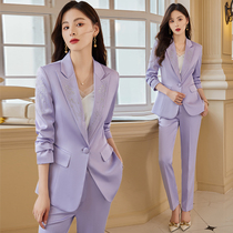 High-end sense suit suit womens autumn 2022 new fashion foreign luxury big brand formal wear professional workwear trend