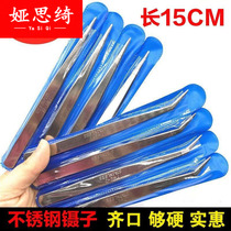 Sewing machine stainless steel thickening accessories Tweezers Straight head elbow lock edge machine clip Seam sewing machine special tool clip