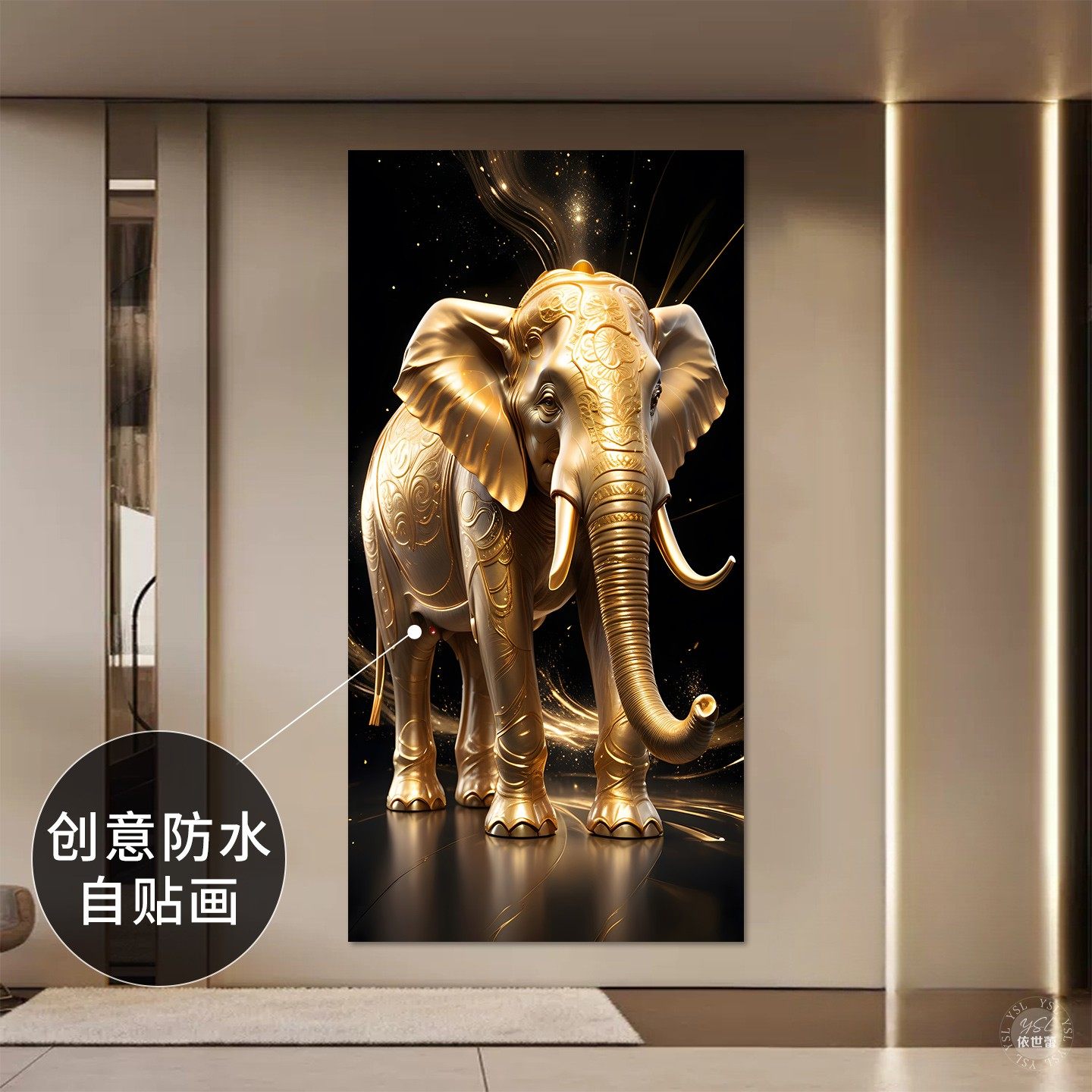新品·縁起象、壁画、背景、掛画 玄关壁画大象-玄关壁画大象促销价格、玄关壁画大象品牌- 淘宝