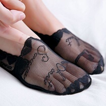 5 pairs of socks Han version Summer short socks thin Lace Invisible Meat stockings Sox Sox Sox ultra-thin breathable deodorant