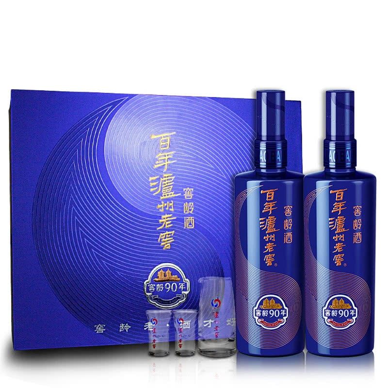 中国白酒 泸州老窖 窖龄酒90年 500ml 泸州老窖90年窖龄品牌及商品- 京东