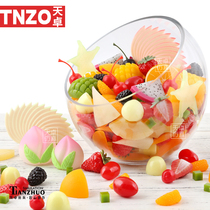 Simulation fruit fake fruit model fruit slices simulation chocolate peanut crushed decorative strawberry fruit slices