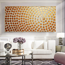 QYX original detailed source high sense living room hanging painting oil painting Villa model house luxury decoration painting designer