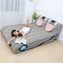  Air cushion bed Household single double inflatable bed thickened and raised air cushion bed Cartoon car bed outdoor convenient air cushion