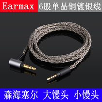 Earmax Sensesel HD400sHD458BTHD598 size steamed buns metropolitan people single crystal copper ear machine line