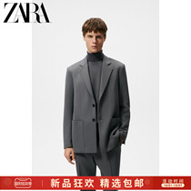 ZARA Autumn Winter New Mens straight suit suit jacket 06402515802