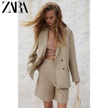 ZARA Spring Summer New TRF Womens Dress Linen Loose Casual Suit Jacket 1255720832