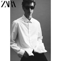 ZARA autumn and winter new mens wear easy care dress slim long sleeve shirt 07545506250