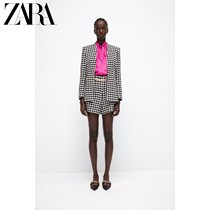 ZARA early autumn new womens chigzag texture blazer 08557120070