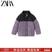 ZARA new childrens clothing boys color block stitching cotton jacket jacket coat 01068757612