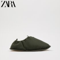 ZARA Spring New Pint Mens Shoes Card Its Green Portable Quilted Home Casual Shoes 2742820032